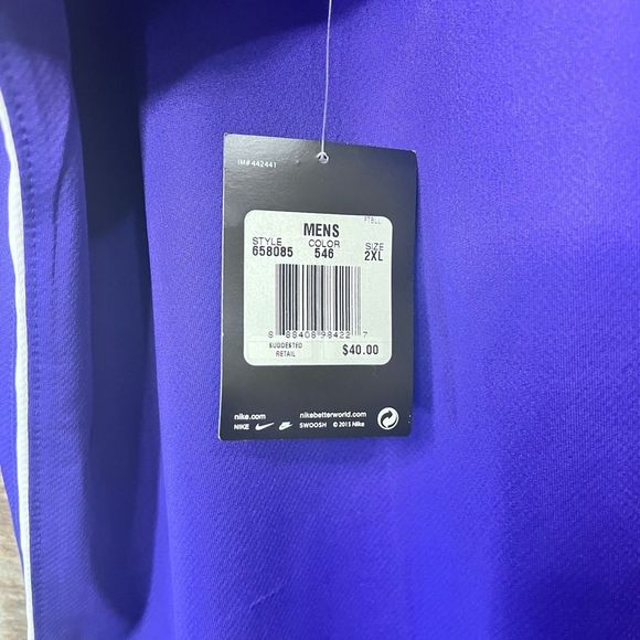 NWT Nike Tennis Classic A USTA Pro Circuit Event Dri Fit Performance Polo Shirt - Picture 5 of 5